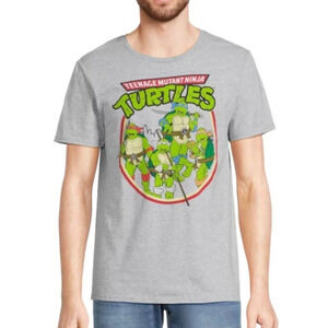 NWT Nickelodeon Men’s Size Large Teenage Mutant Ninja Turtles Graphic Tee Shirt